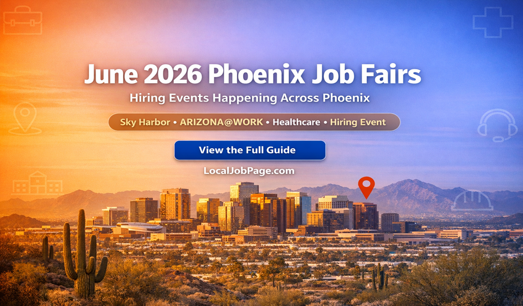June 2026 Phoenix Job Fairs: Every Hiring Event You Can Attend This Month in the Valley